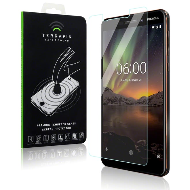 Terrapin Tempered Glass - Αντιχαρακτικό with Black Edge Γυαλί Οθόνης Nokia 6 2018
