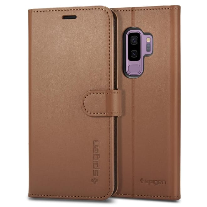 Spigen Wallet S. Θήκη - Πορτοφόλι Samsung Galaxy S9 Plus - Coffee Brown 