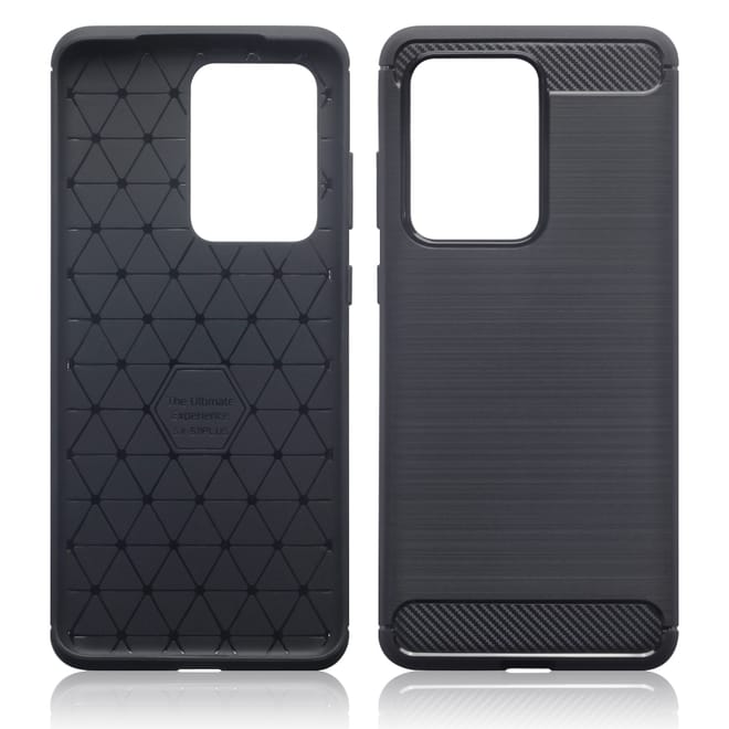 Terrapin Θήκη Σιλικόνης Carbon Fibre Samsung Galaxy S20 Ultra - Black