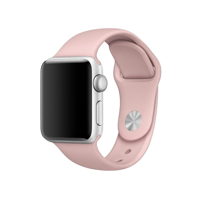 Ανταλλακτικό Λουράκι Σιλικόνης Apple Watch 1/2/3 (38mm) - Pink Sand - OEM