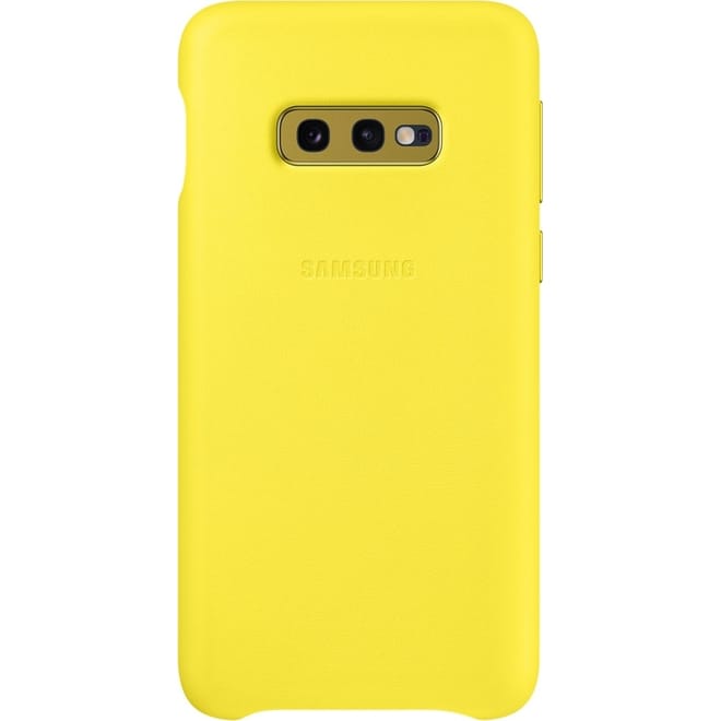 Official Samsung Leather Cover Samsung Galaxy S10e - Yellow