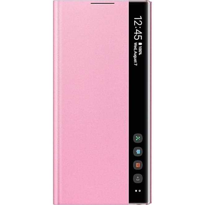 Official Samsung Clear View Cover - Θήκη Flip με Ενεργό Πορτάκι Samsung Galaxy Note 10 - Pink