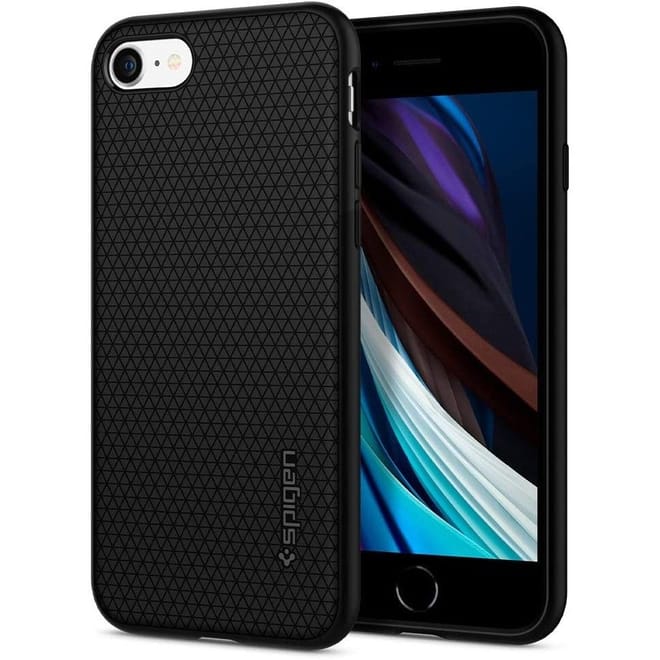 Spigen Θήκη Liquid Air iPhone SE 2020 /  8 / 7 - Black