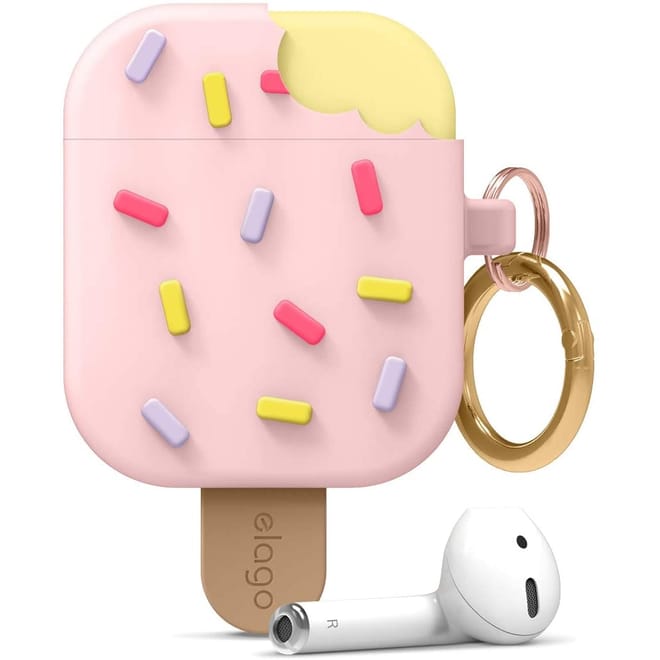 Elago AirPods Ice Cream Case - Θήκη Σιλικόνης για AirPods 2nd Gen / 1st Gen - Lovely Pink