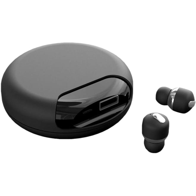 Yell Acoustic Air Twins Ασύρματα Ακουστικά Bluetooth με θήκη - True Wireless Stereo Earbuds - Black