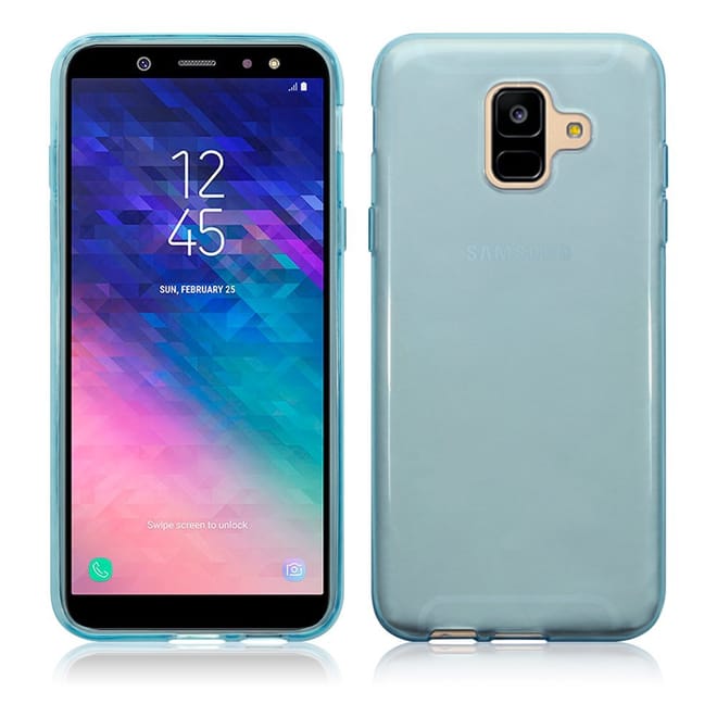 Terrapin Ημιδιάφανη Θήκη Σιλικόνης Samsung Galaxy A6 2018 - Blue 
