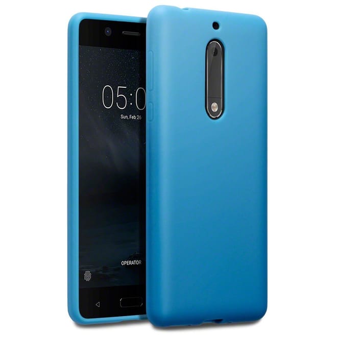 Terrapin Θήκη Σιλικόνης Nokia 5 - Light Blue Matte 