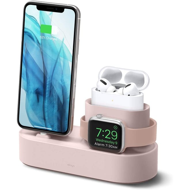 Elago Charging Hub για iPhone / AirPods Pro 2nd Gen / 1st Gen / Apple Watch - Sand Pink