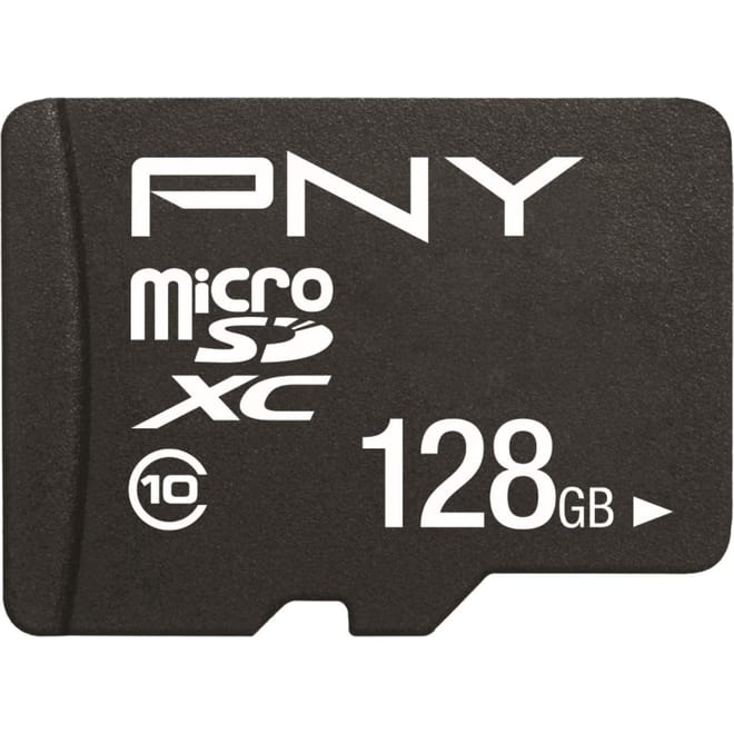 PNY Κάρτα Μνήμης MicroSDHC Performance Plus 128GB Με Αντάπτορα - Βlack