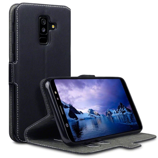 Terrapin Low Profile Thin Θήκη - Πορτοφόλι Samsung Galaxy A6 Plus 2018 - Black 