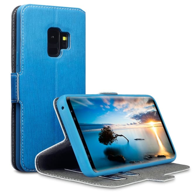 Terrapin Θήκη Πορτοφόλι Samsung Galaxy S9 - Light Blue (117-002a-030)