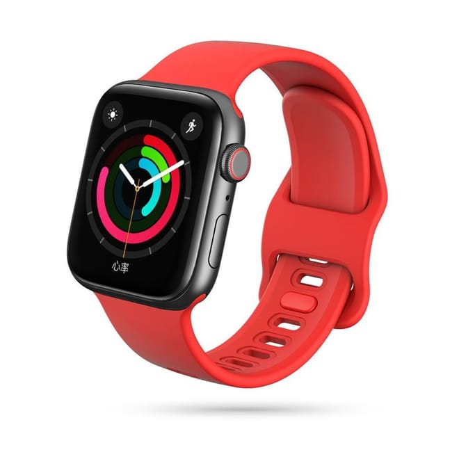 Ανταλλακτικό Λουράκι Σιλικόνης Apple Watch 5/4/3/2/1 (40/38mm) - OEM - Red