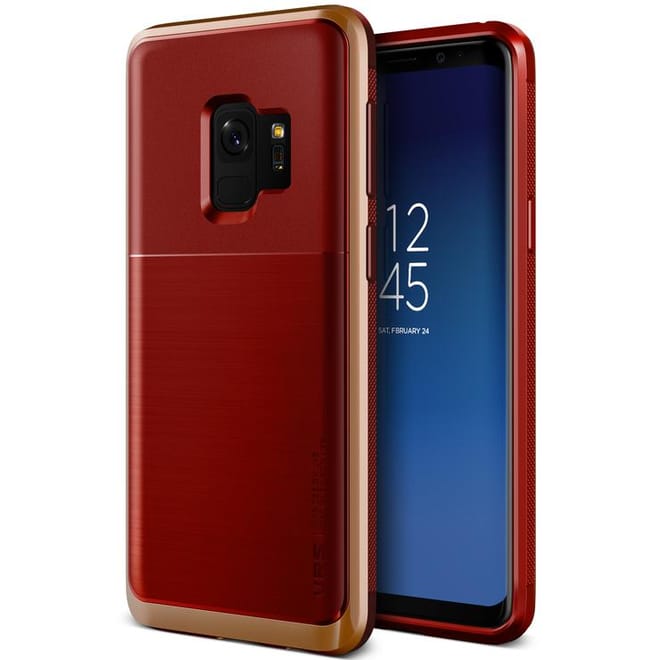 VRS Design Θήκη High Pro Shield Series Samsung Galaxy S9 - Red Blush Gold