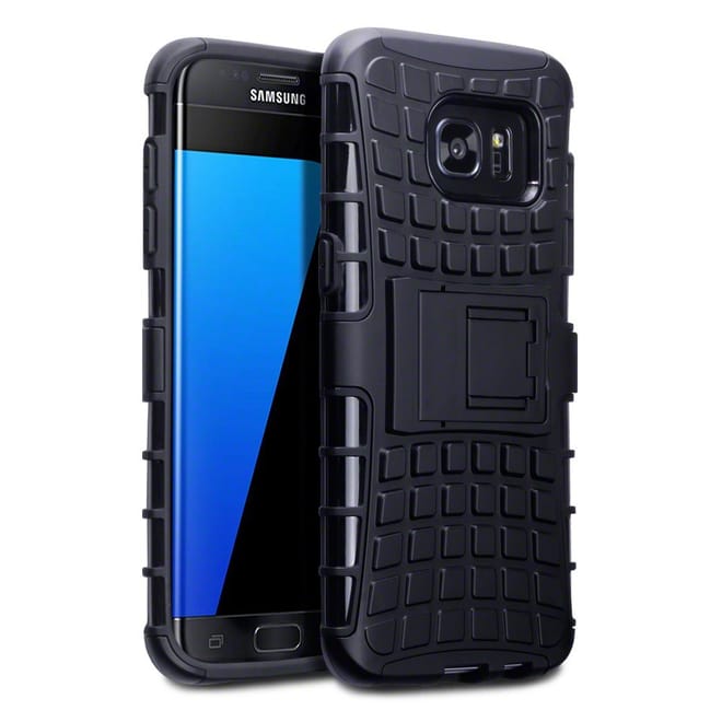 Μαύρη Ανθεκτική Θήκη Galaxy S7 Edge