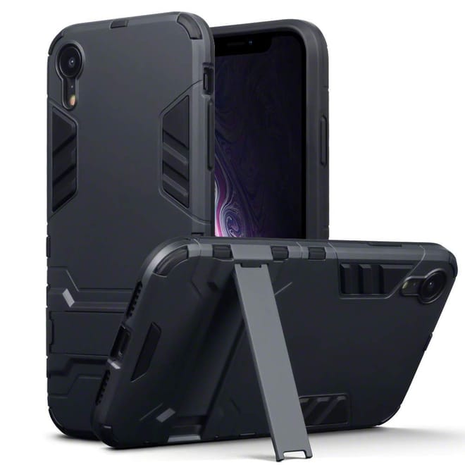 Terrapin Ανθεκτική Dual Layer Θήκη iPhone XR - Black