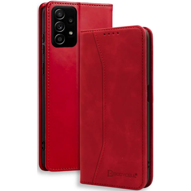 Bodycell Θήκη - Πορτοφόλι Samsung Galaxy A52 - Red