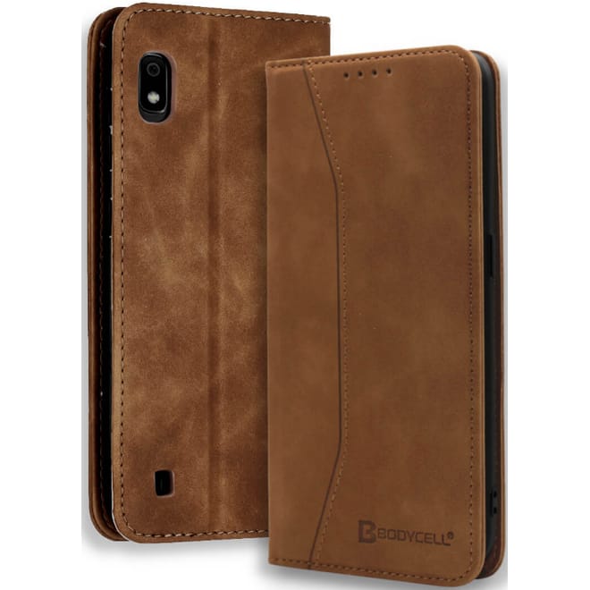 Bodycell Θήκη - Πορτοφόλι Samsung Galaxy A10 - Brown