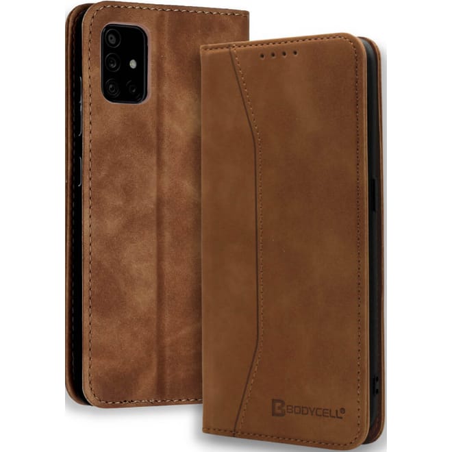 Bodycell Θήκη - Πορτοφόλι Samsung Galaxy A51 - Brown