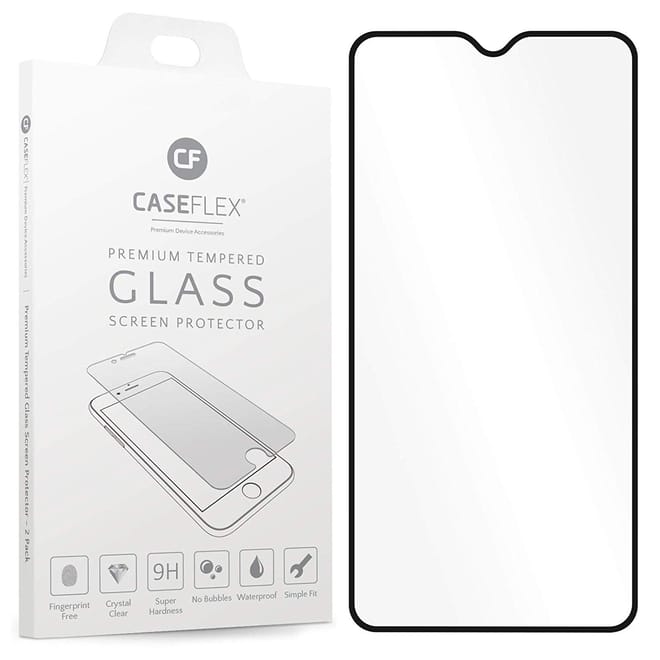 Caseflex Tempered Glass - Αντιχαρακτικό with Black Edge Γυαλί Οθόνης Oneplus 6T