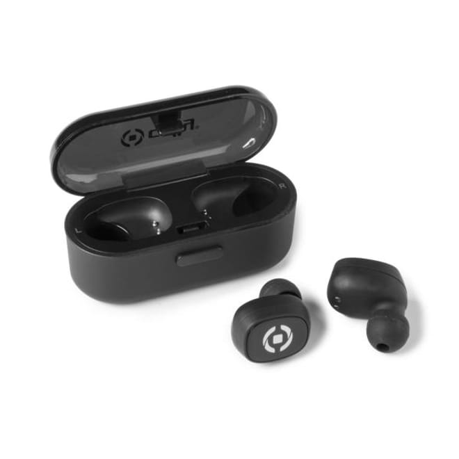 Celly Θήκη Σιλικόνης για ακουστικά True Wireless Earbuds - Black
