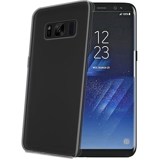 Celly Ημιδιάφανη Θήκη Σιλικόνης Samsung Galaxy S8 Plus - Black 
