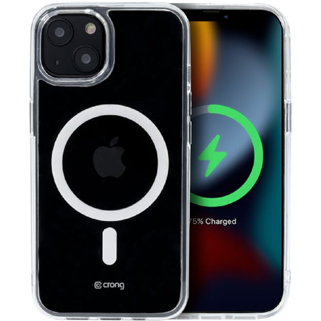 Crong Clear MagCover Διάφανη Θήκη MagSafe με TPU Bumper Apple iPhone 13 - Clear