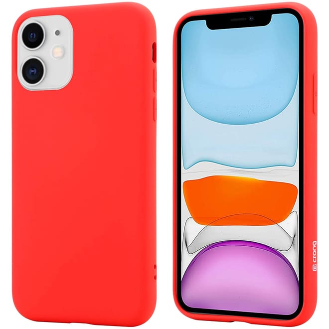 Crong Color Θήκη Premium Σιλικόνης Apple iPhone 11 - Red