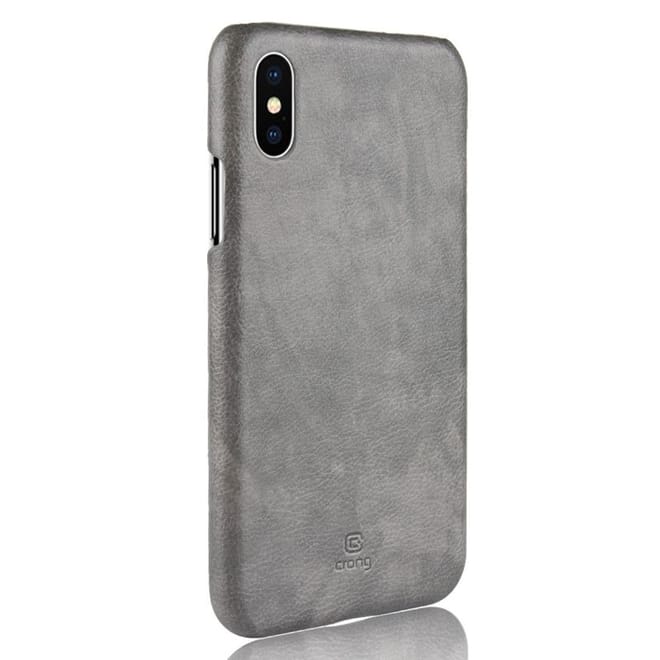 Crong Essential Cover - Σκληρή Θήκη Apple iPhone X / XS - Grey