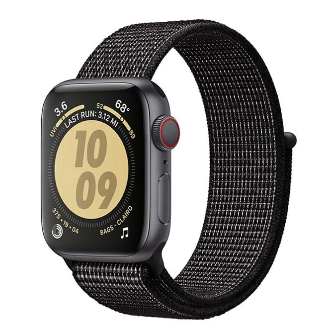 Crong Nylon Λουράκι Apple Watch Ultra/SE/8/7/6/5/4 (49/45/44/mm) - Black 