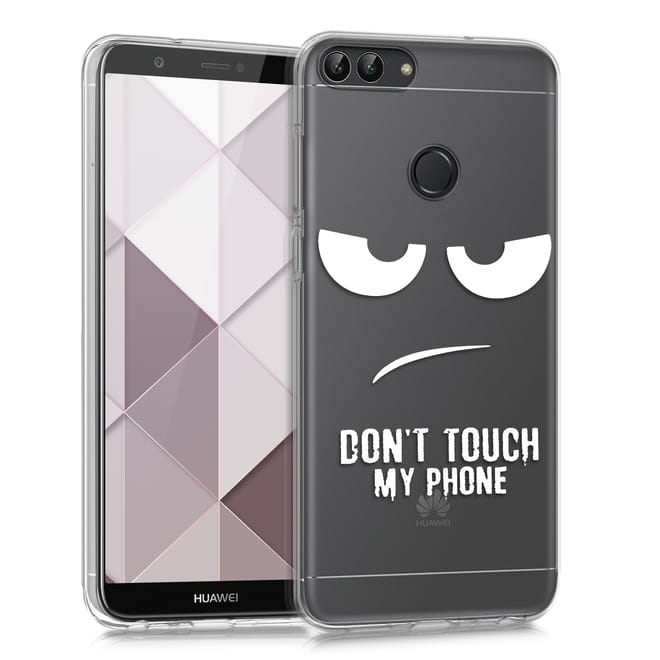 KW Θήκη Σιλικόνης Huawei P Smart 2018 - Don't Touch My Phone