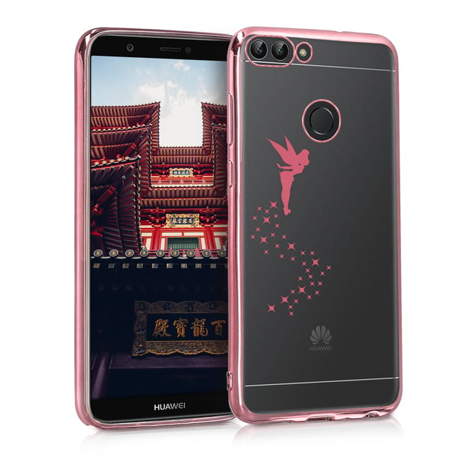 KW Θήκη Σιλικόνης Huawei P Smart 2018 - Rose Gold Fairy