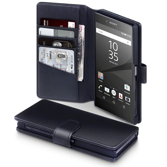 Δερμάτινη Θήκη Sony Xperia Z5 Premium - Πορτοφόλι