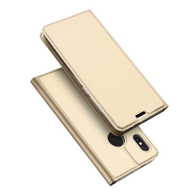 Duxducis SkinPro Flip Θήκη Xiaomi Redmi Note 5 / Redmi Note 5 Pro - Gold