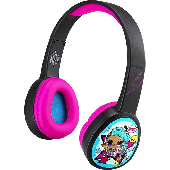 eKids LOL! Surprise Remix - Ασύρματα Ακουστικά Κεφαλής Bluetooth για Παιδιά - Black / Purple