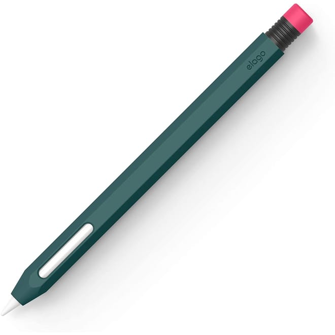 Elago Classic Θήκη Premium Σιλικόνης Apple Pencil 2nd Gen - Midnight Green