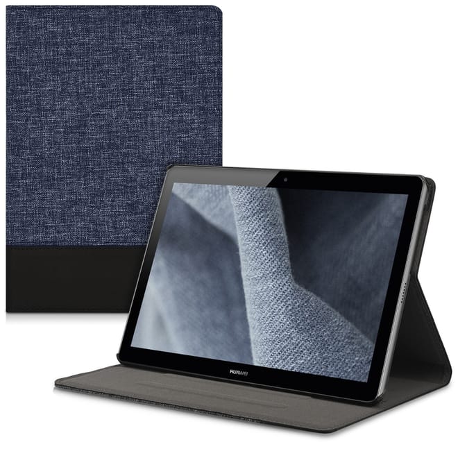 KW Θήκη - Πορτοφόλι Huawei MediaPad T3 10'' - Dark Blue / Black (41885.17)