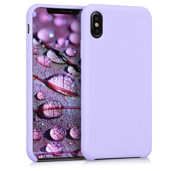 KW Θήκη Σιλικόνης Apple iPhone X - Soft Flexible Rubber Protective Cover - Lavender
