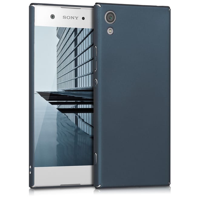 KW Slim Anti-Slip Cover - Σκληρή Θήκη Καουτσούκ Sony Xperia XA1 - Σκούρο μπλε