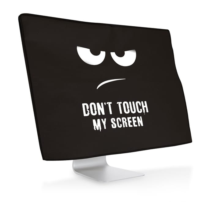 KW Κάλυμμα Οθόνης 20-22" -Don't Touch My Screen - White / Black
