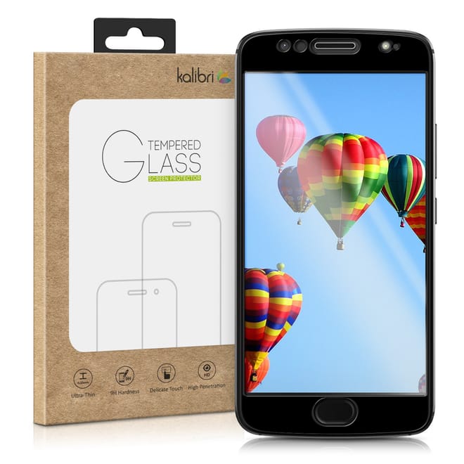 Kalibri Tempered Glass - Fullface Αντιχαρακτικό Γυαλί Οθόνης Motorola Moto G5S - Black (43760.01)