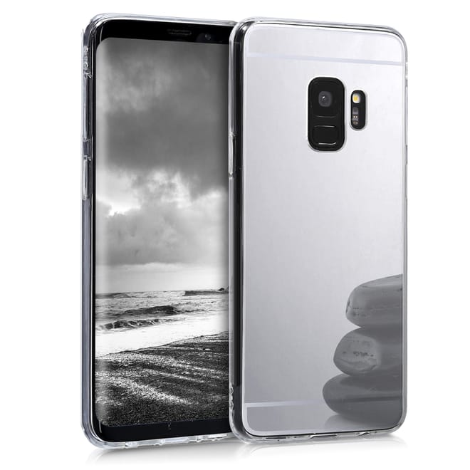 KW Θήκη Σιλικόνης (TPU) με Καθρέφτη Samsung Galaxy S9 - Silver Reflective 