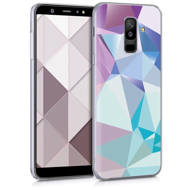 KW Θήκη Σιλικόνης Samsung Galaxy A6+/A6 Plus (2018) - Light Blue / Light Pink / Blue