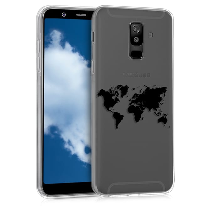 KW Θήκη Σιλικόνης Samsung Galaxy A6 Plus 2018 - Black / Transparent