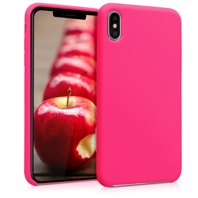 KW TPU Θήκη Σιλικόνης Apple iPhone XS Max - Soft Flexible Rubber Protective Cover - Neon Pink