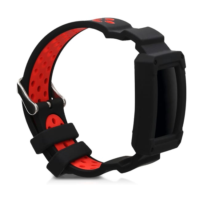 KW Λουράκι TPU Fitbit Charge 3 - Black / Red