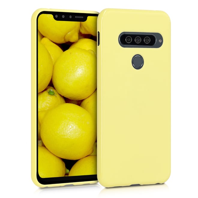 KW Θήκη Σιλικόνης LG G8s ThinQ - Yellow Matte (48068.49)