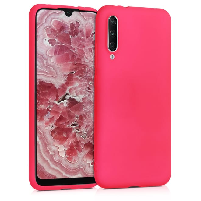 KW Θήκη Σιλικόνης Xiaomi Mi A3 - Neon Pink