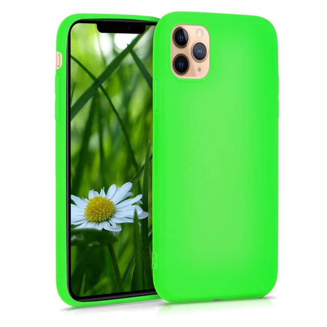 KW Θήκη Σιλικόνης Apple iPhone 11 Pro Max - Neon Green