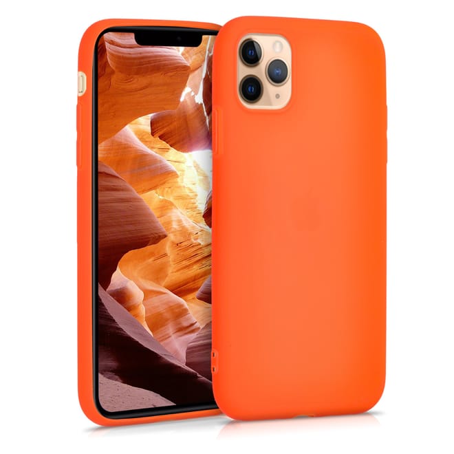 KW Θήκη Σιλικόνης Apple iPhone 11 Pro Max - Neon Orange