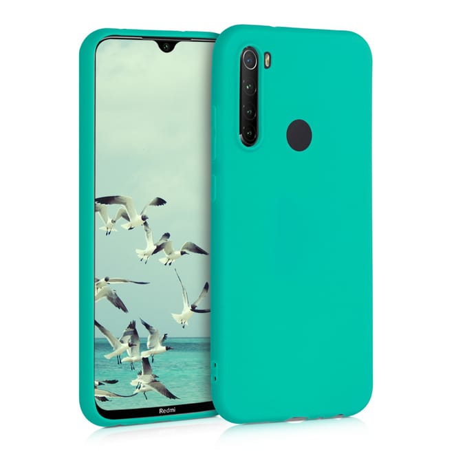 KW Θήκη Σιλικόνης Xiaomi Redmi Note 8 / Note 8 2021 - Neon Turquoise